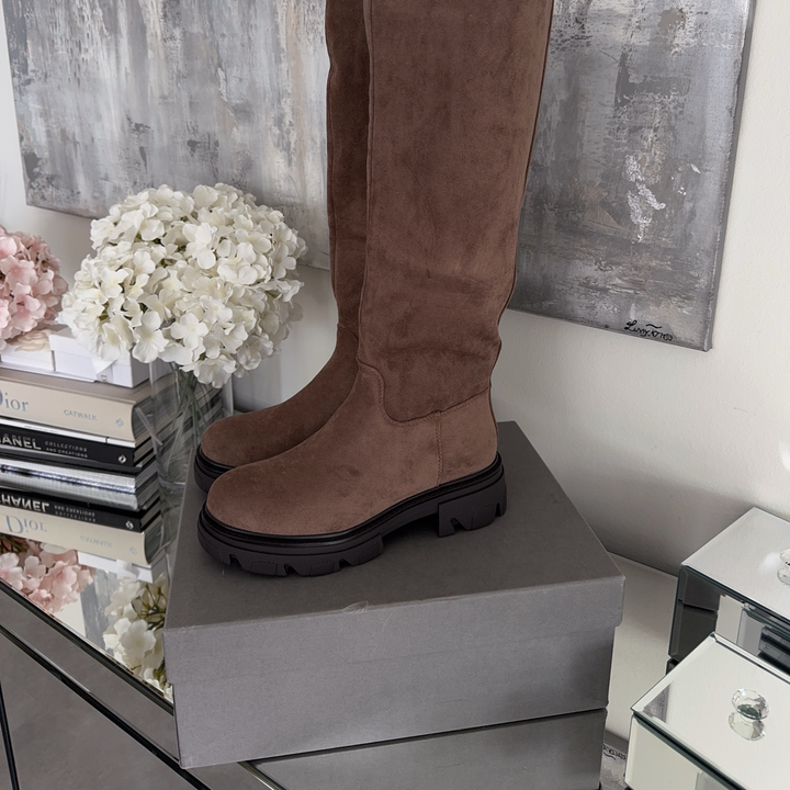 Gwenaëlle | Bottes hautes marron