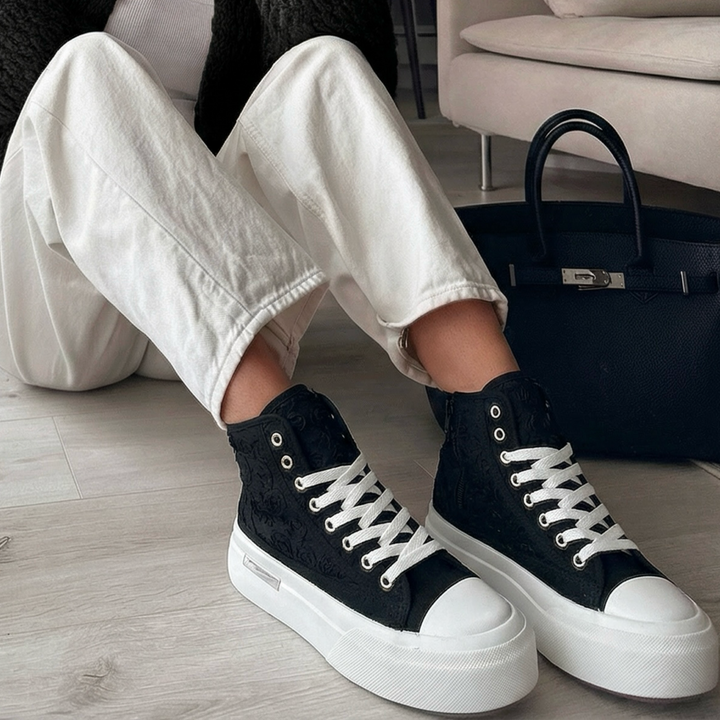 Zoé | Baskets noires polyvalentes