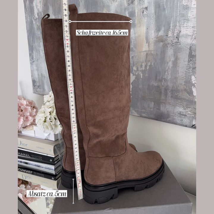 Gwenaëlle | Bottes hautes marron