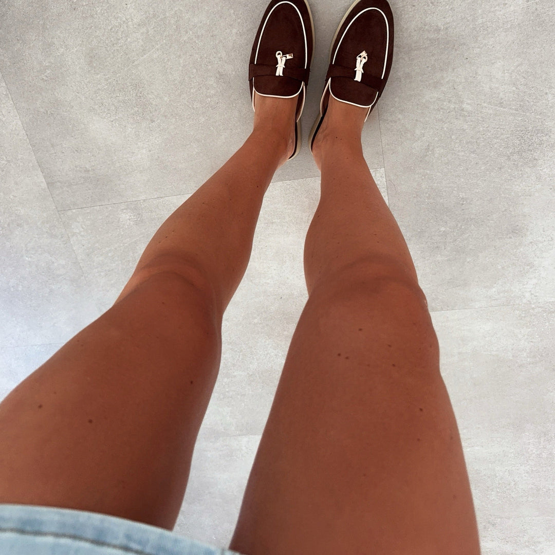 Karine | Mules mocassins marron