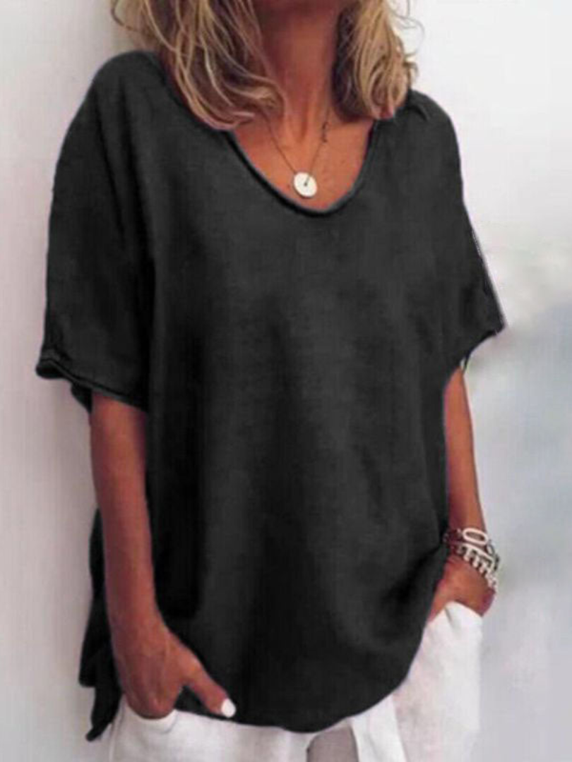 Léonine | Top ample à manches courtes