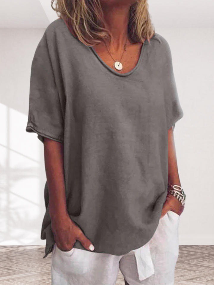 Léonine | Top ample à manches courtes