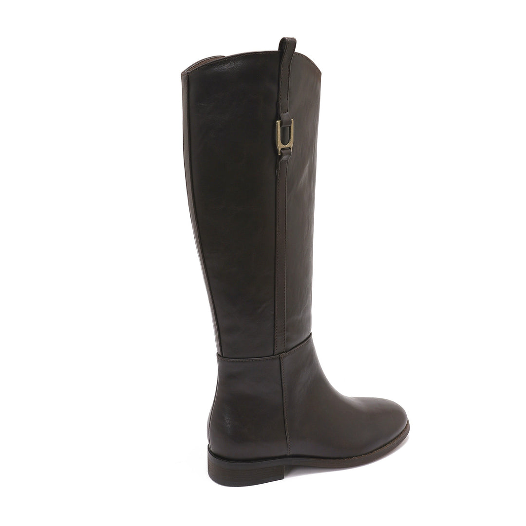 Viviane | Bottes hautes marron classiques