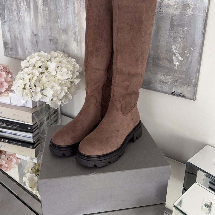 Gwenaëlle | Bottes hautes marron