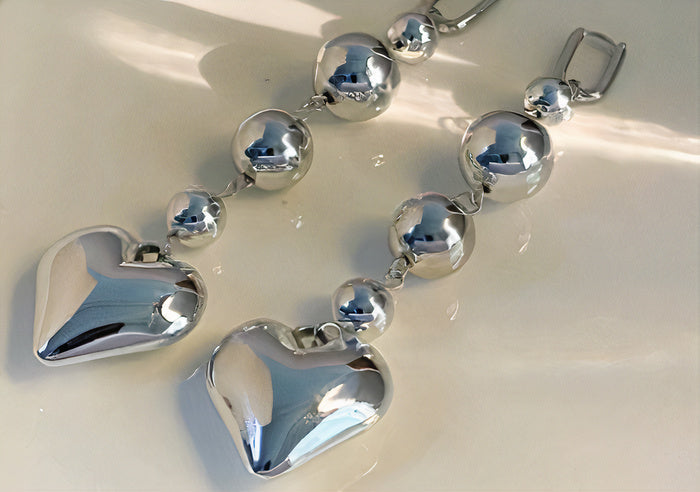 Cœur Perlé | Boucles d&