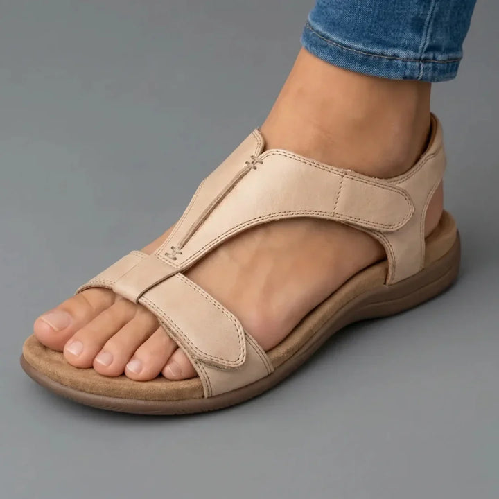 Gwendoline | Sandales à brides réglables — Beige