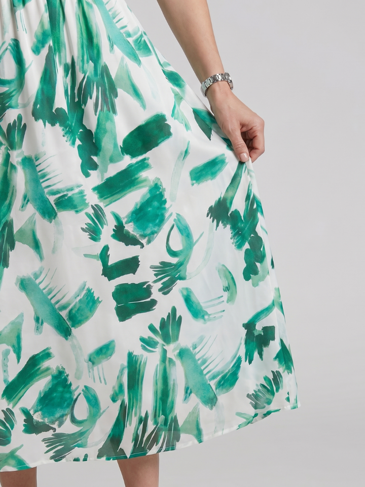 Léopoldine — Robe longue à manches ballon