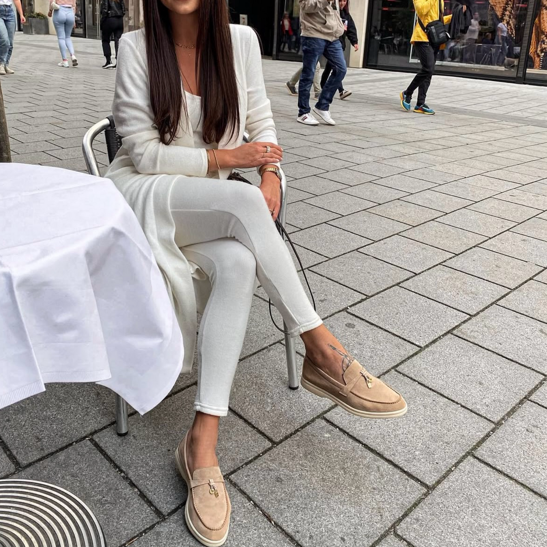 Elsa | Mocassins camel élégants