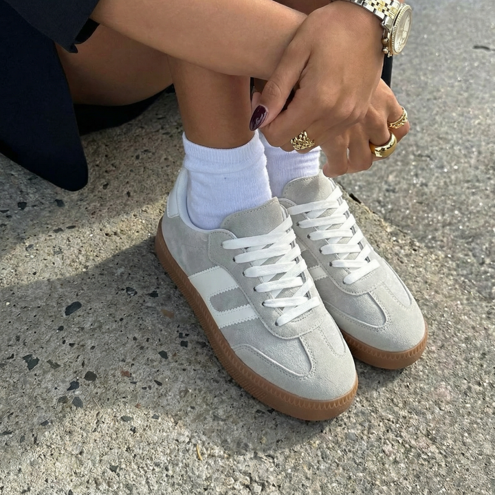 Fernande | Baskets grises confortables