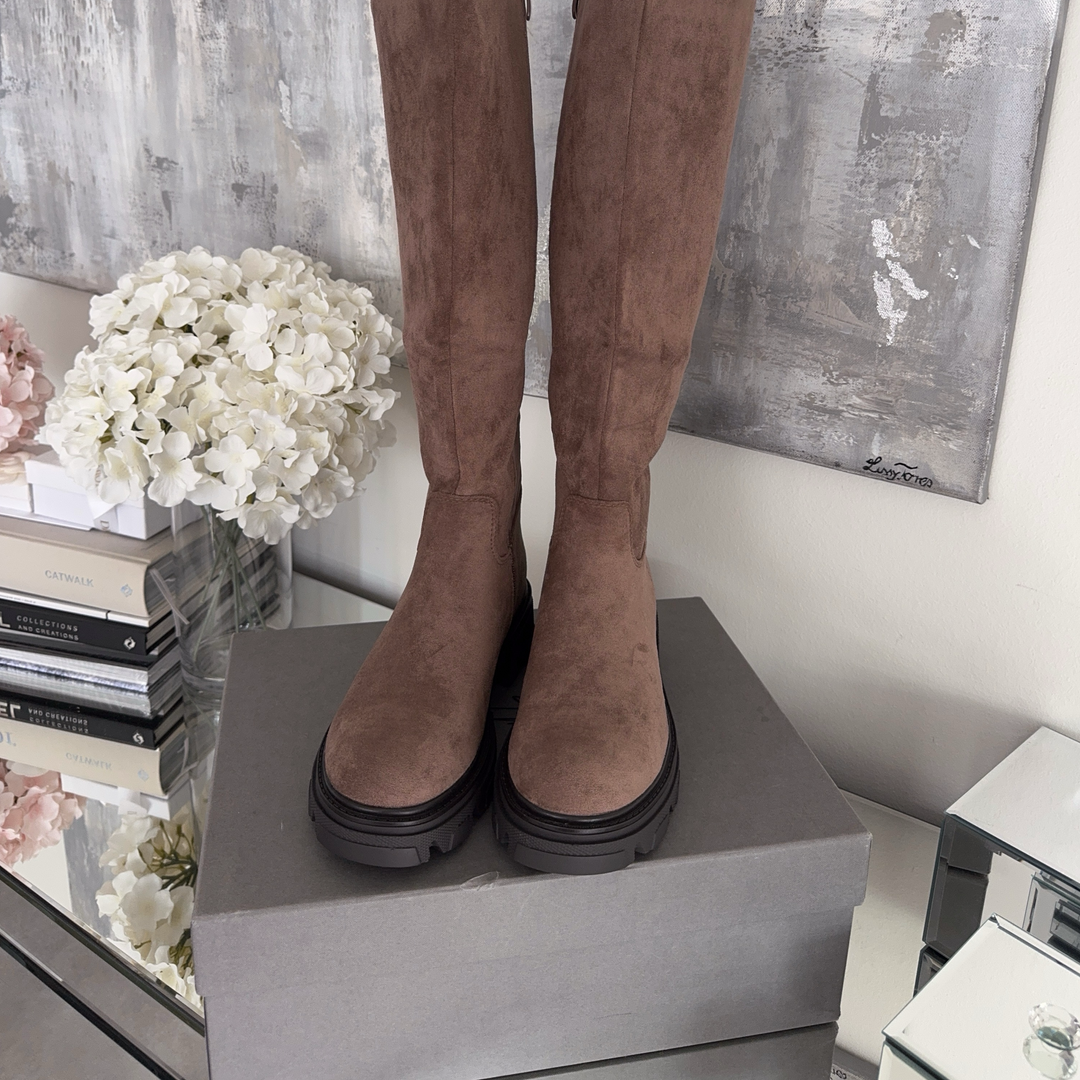 Gwenaëlle | Bottes hautes marron