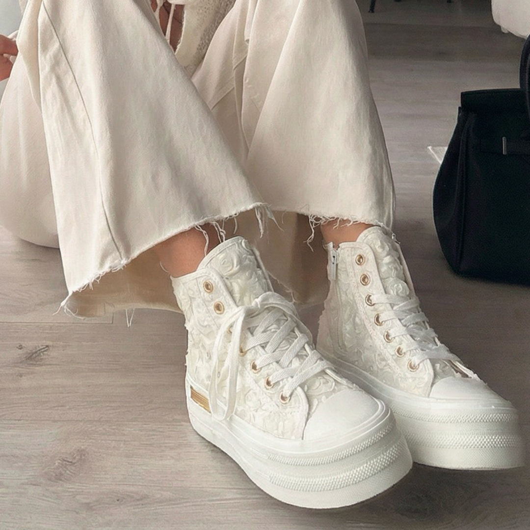 Yasmine | Baskets blanches intemporelles