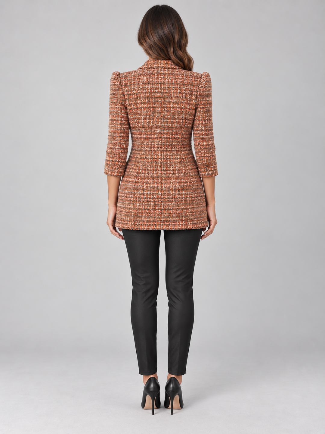 Ysée | Blazer croisé à carreaux