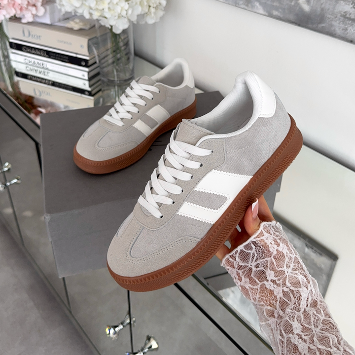 Fernande | Baskets grises confortables