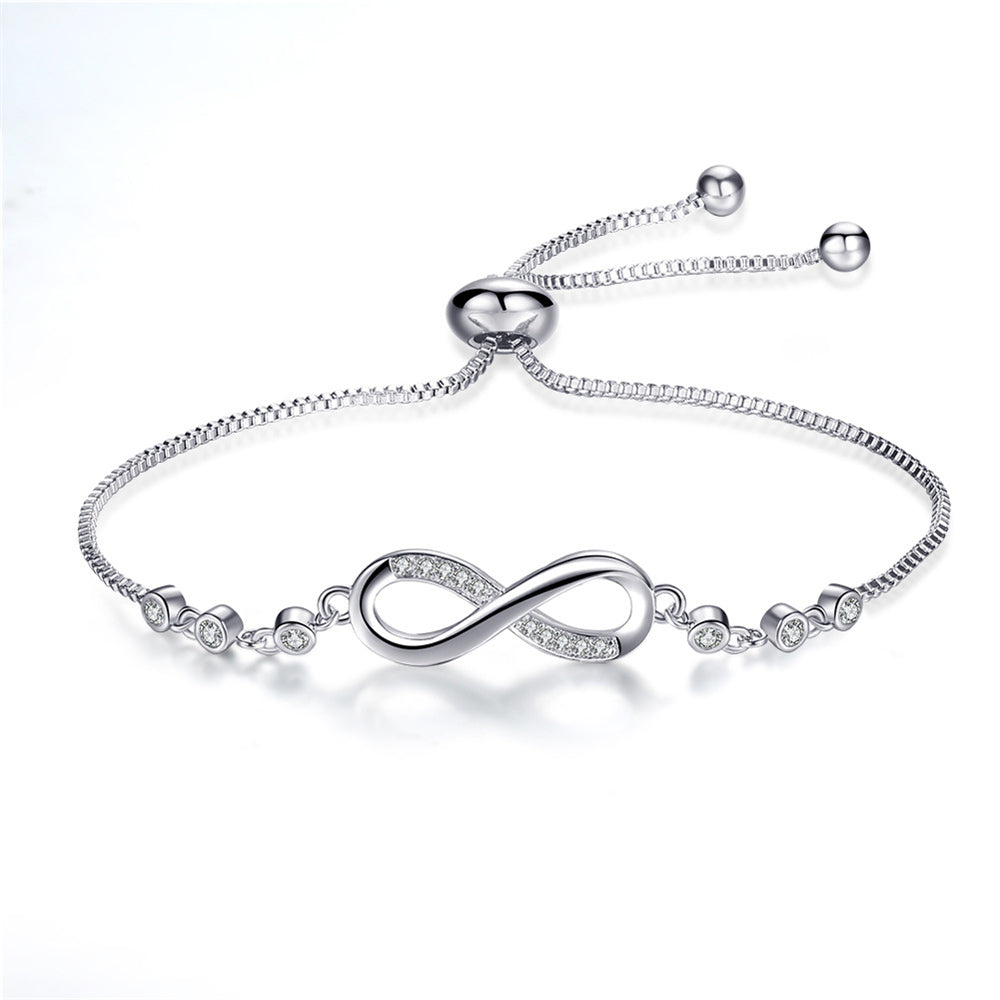 Éternité | Bracelet réglable avec signe de l&