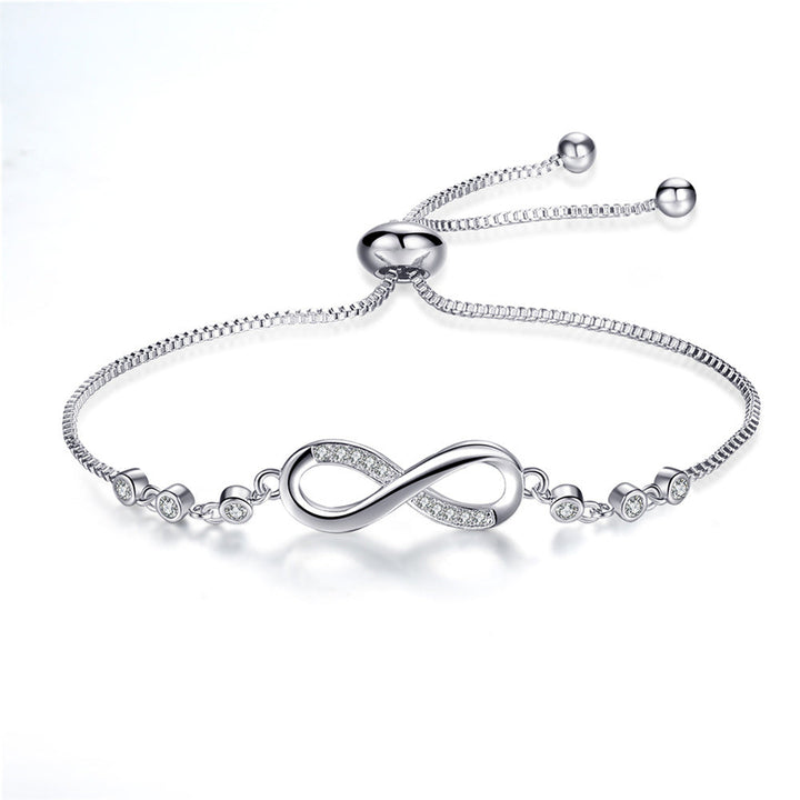 Éternité | Bracelet réglable avec signe de l&