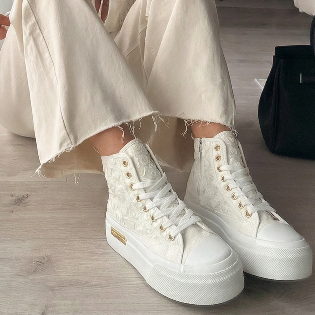 Yasmine | Baskets blanches intemporelles