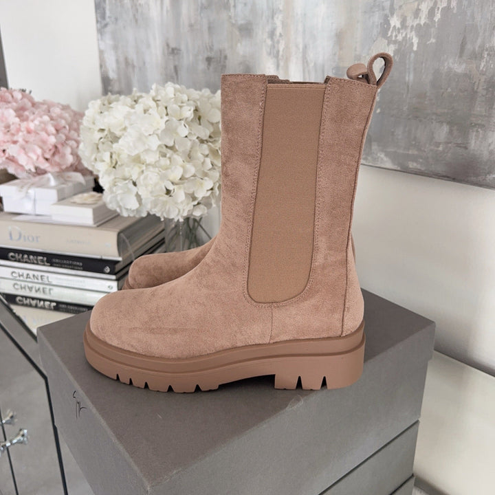 Florence | Bottines Chelsea beiges élégantes
