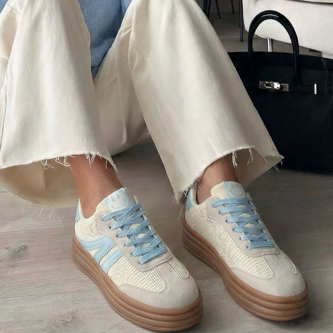 Babette | Baskets bleu clair