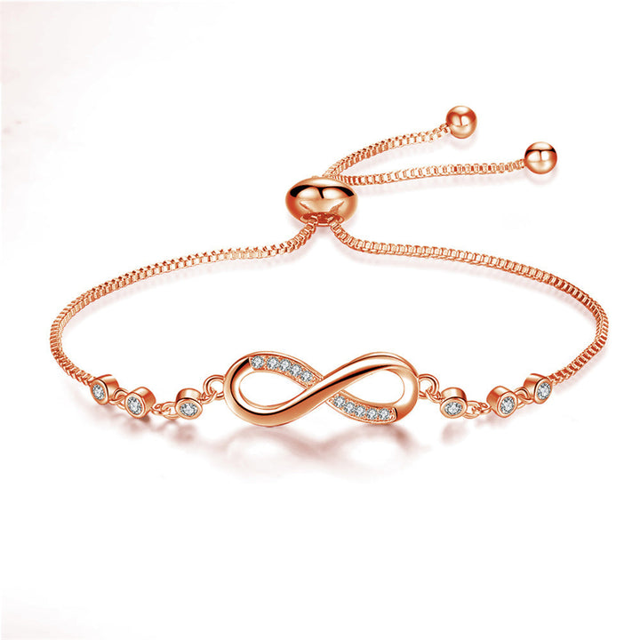 Éternité | Bracelet réglable avec signe de l&