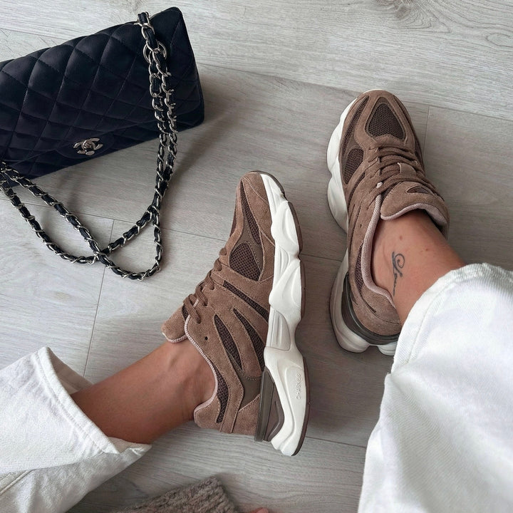 Mélodie | Baskets marron confortables