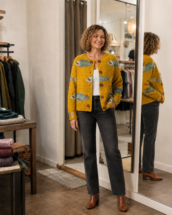 Anouk | Cardigan vintage en maille
