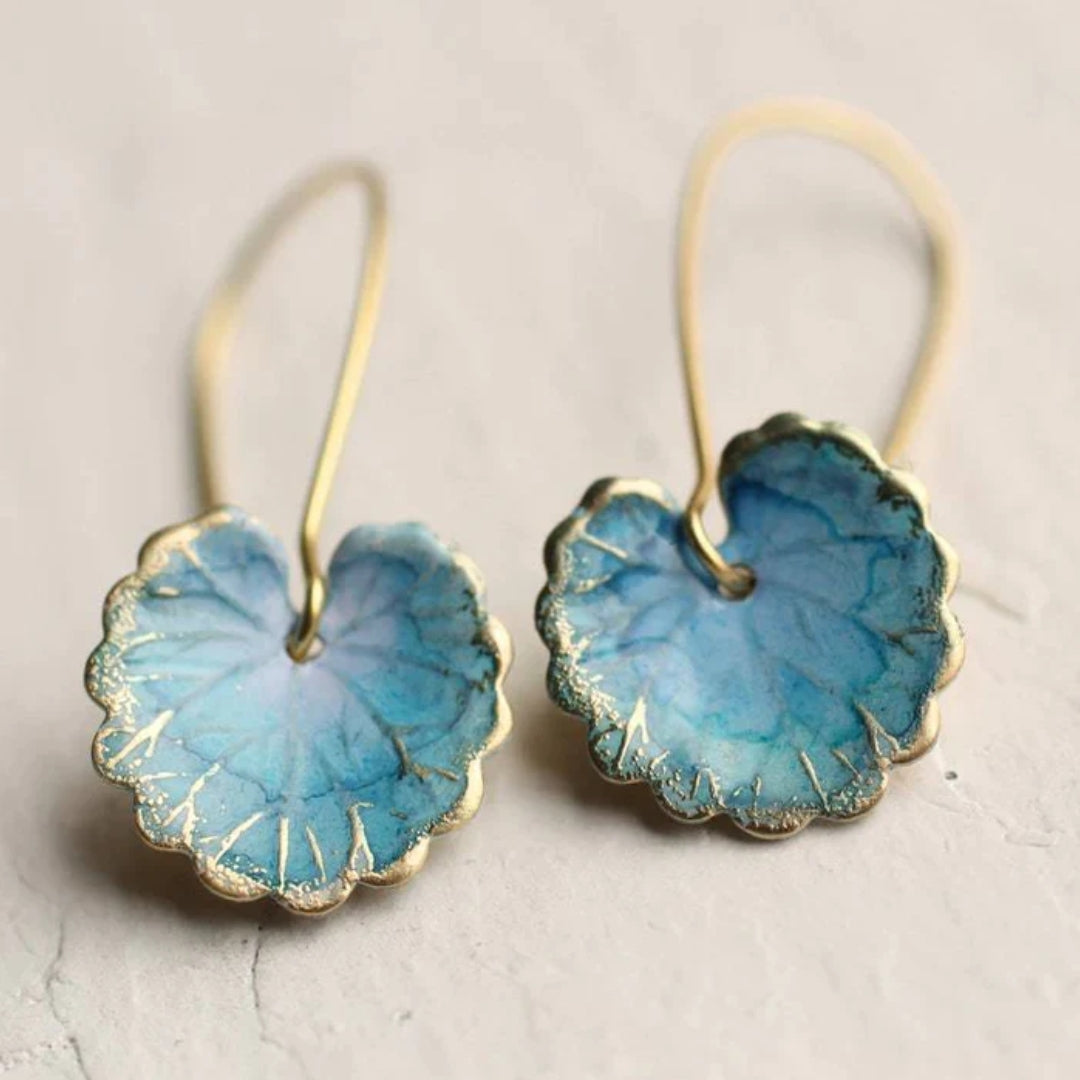 Feuille Bleue | Boucles d&