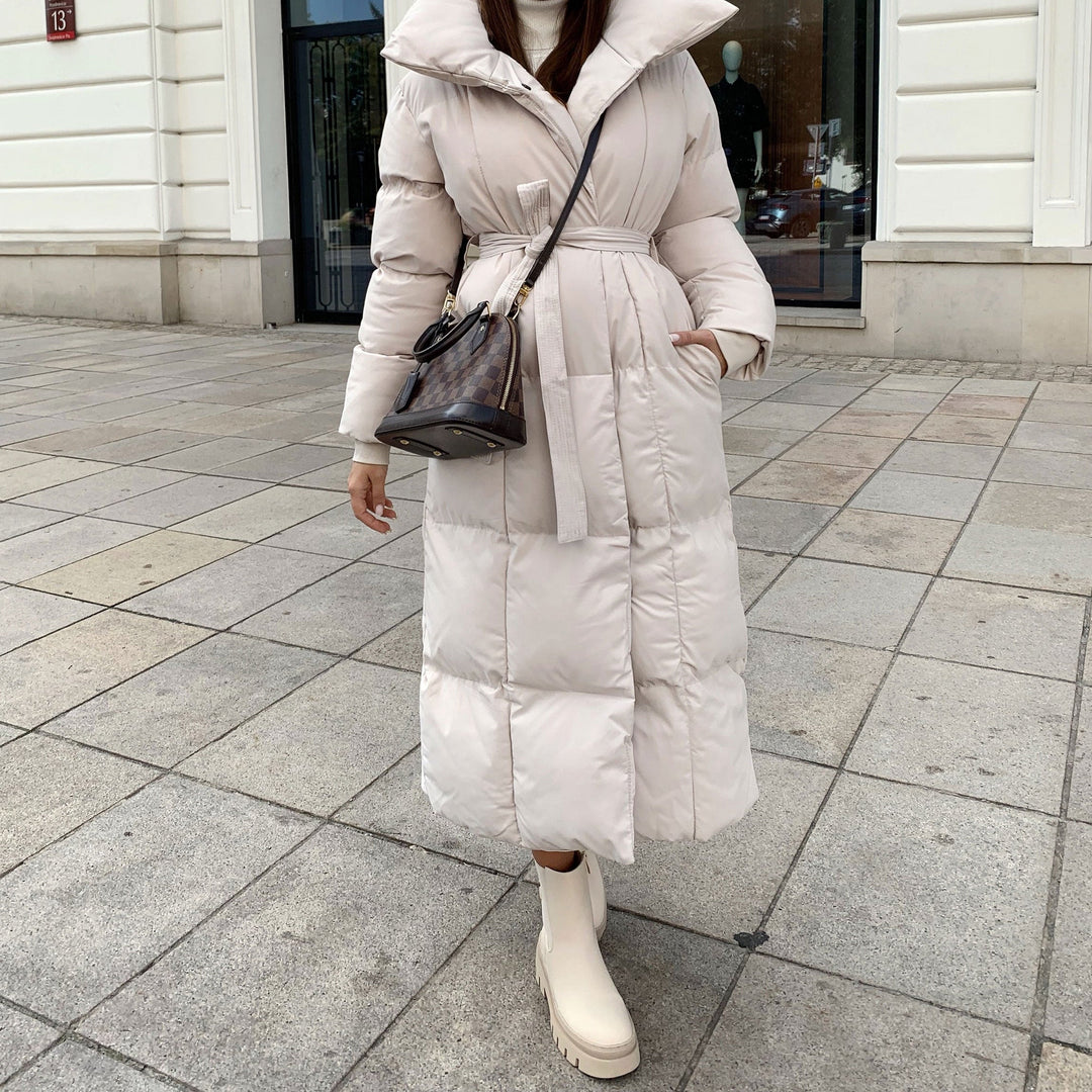 Céline | Bottines Chelsea beiges à semelle épaisse