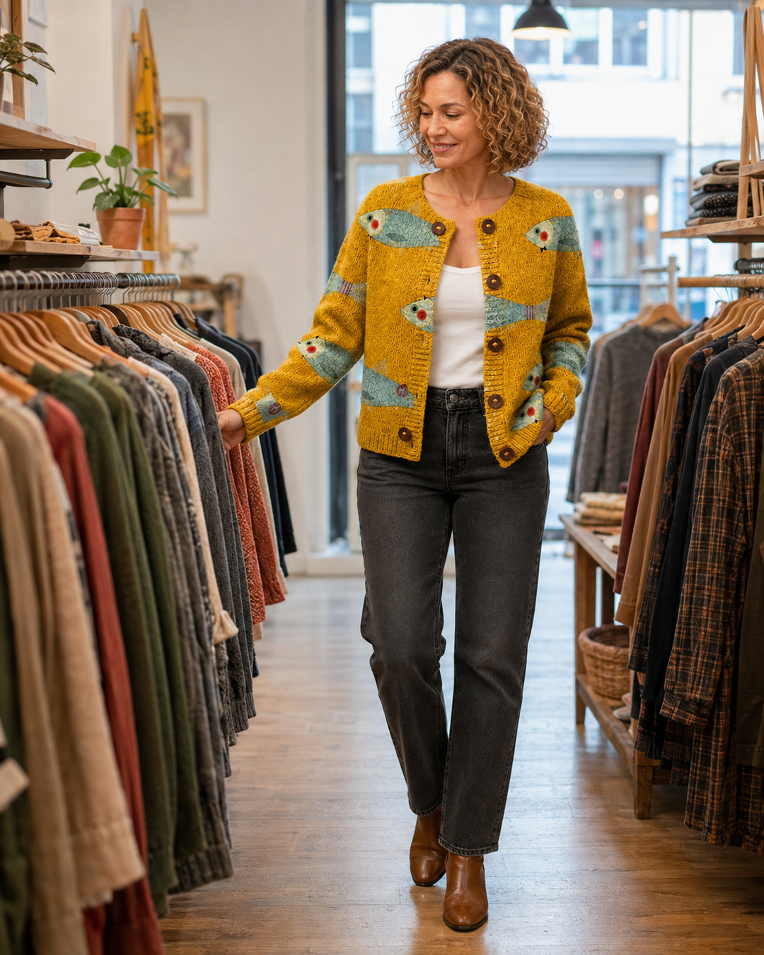 Anouk | Cardigan vintage en maille