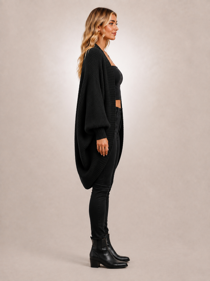 Coralie | Cardigan cocon à manches chauve-souris