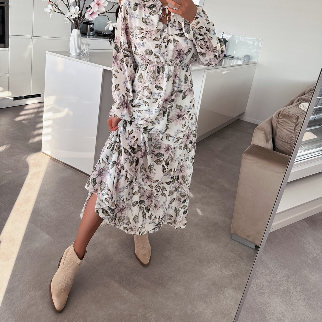 Mathilde | Bottines western beiges
