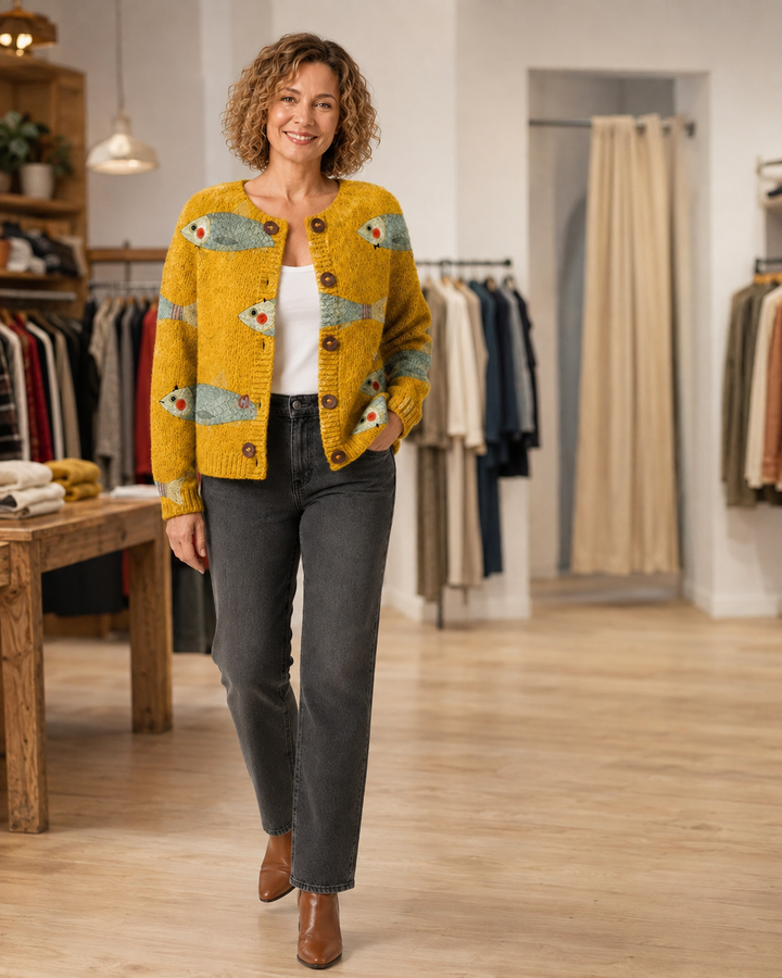Anouk | Cardigan vintage en maille