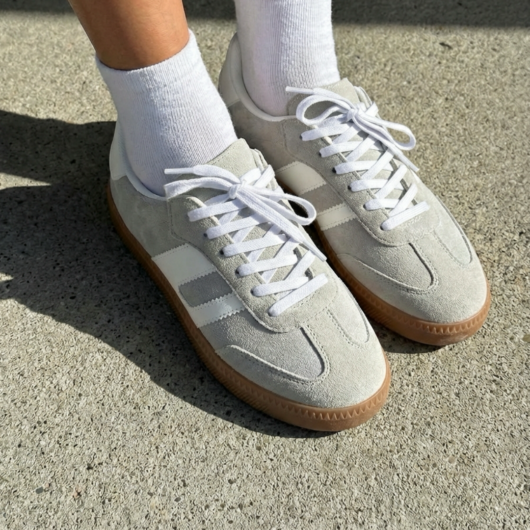 Fernande | Baskets grises confortables