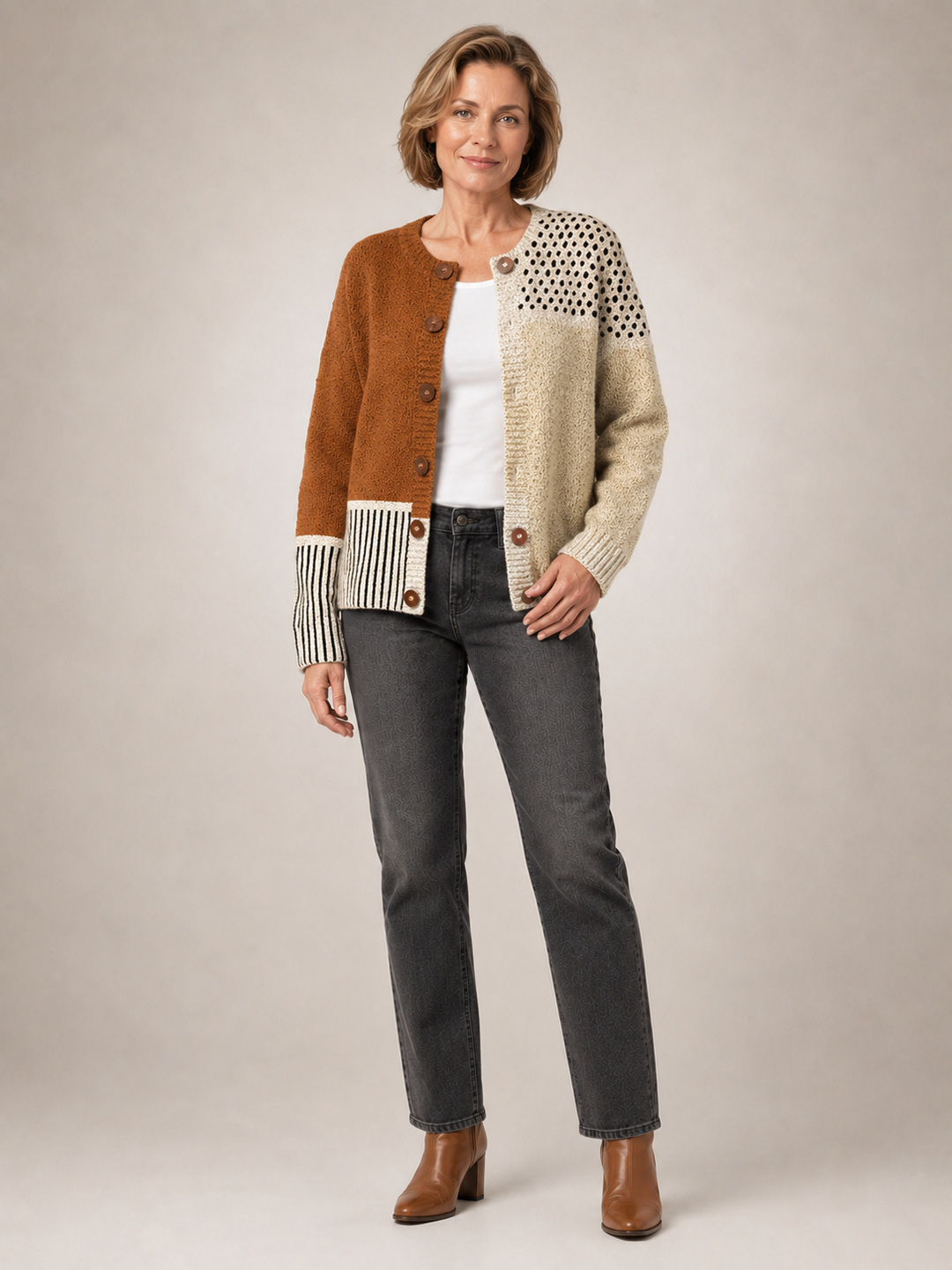 Eloise | Cardigan vintage en maille
