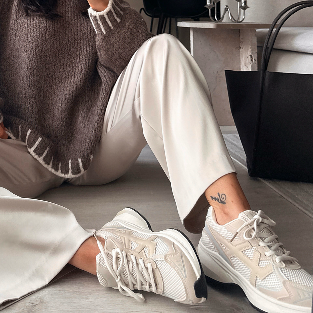Lison | Baskets beiges confortables