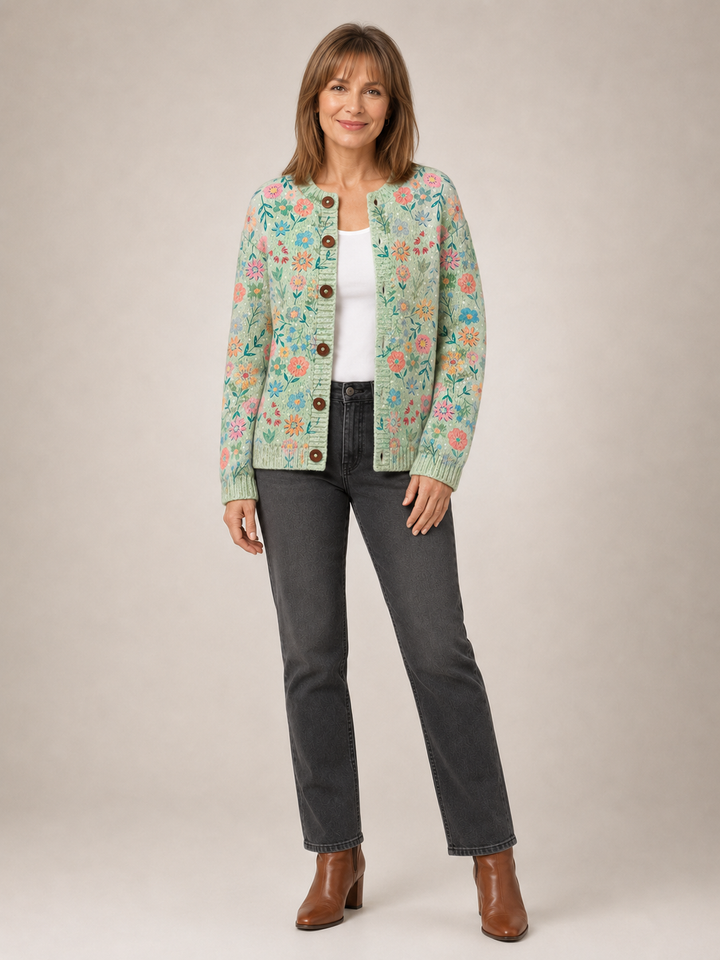 Foxfield | Cardigan fleuri vintage