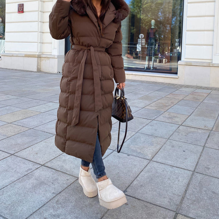 Rosalie | Bottines fourrées beiges à plateforme