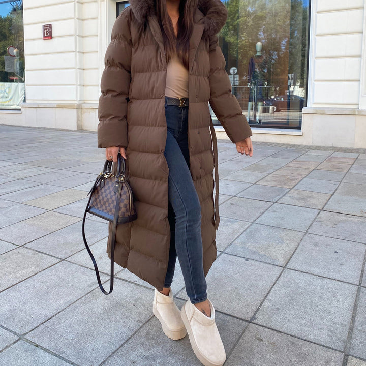 Rosalie | Bottines fourrées beiges à plateforme