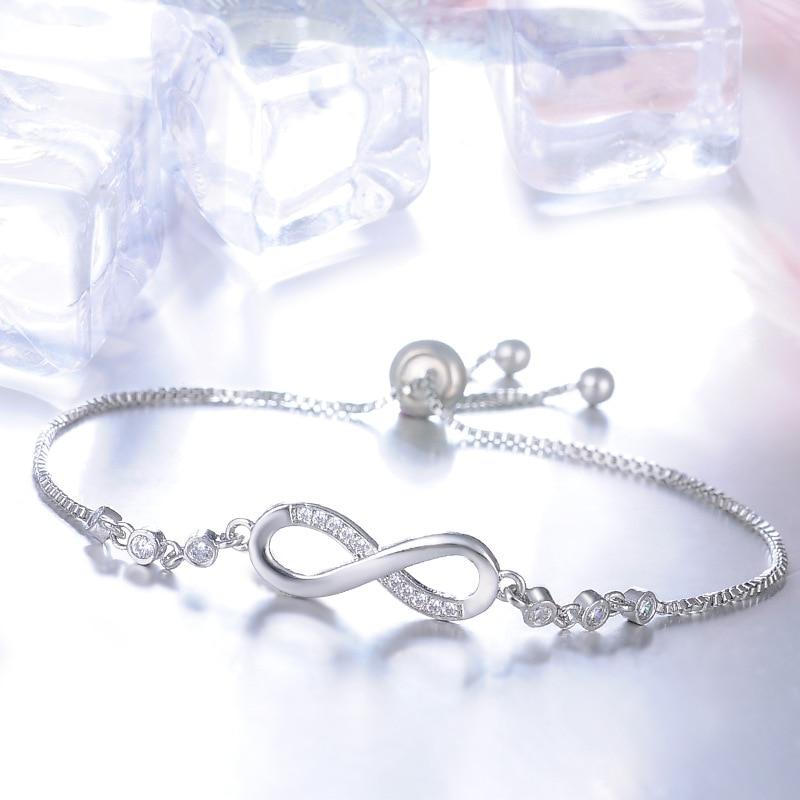 Éternité | Bracelet réglable avec signe de l&