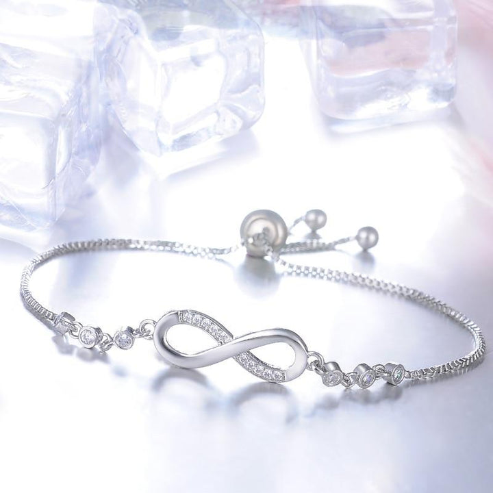 Éternité | Bracelet réglable avec signe de l&
