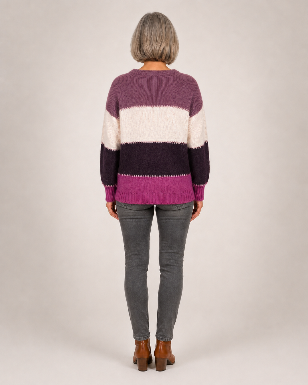 Harper | Pull moderne à blocs de couleur