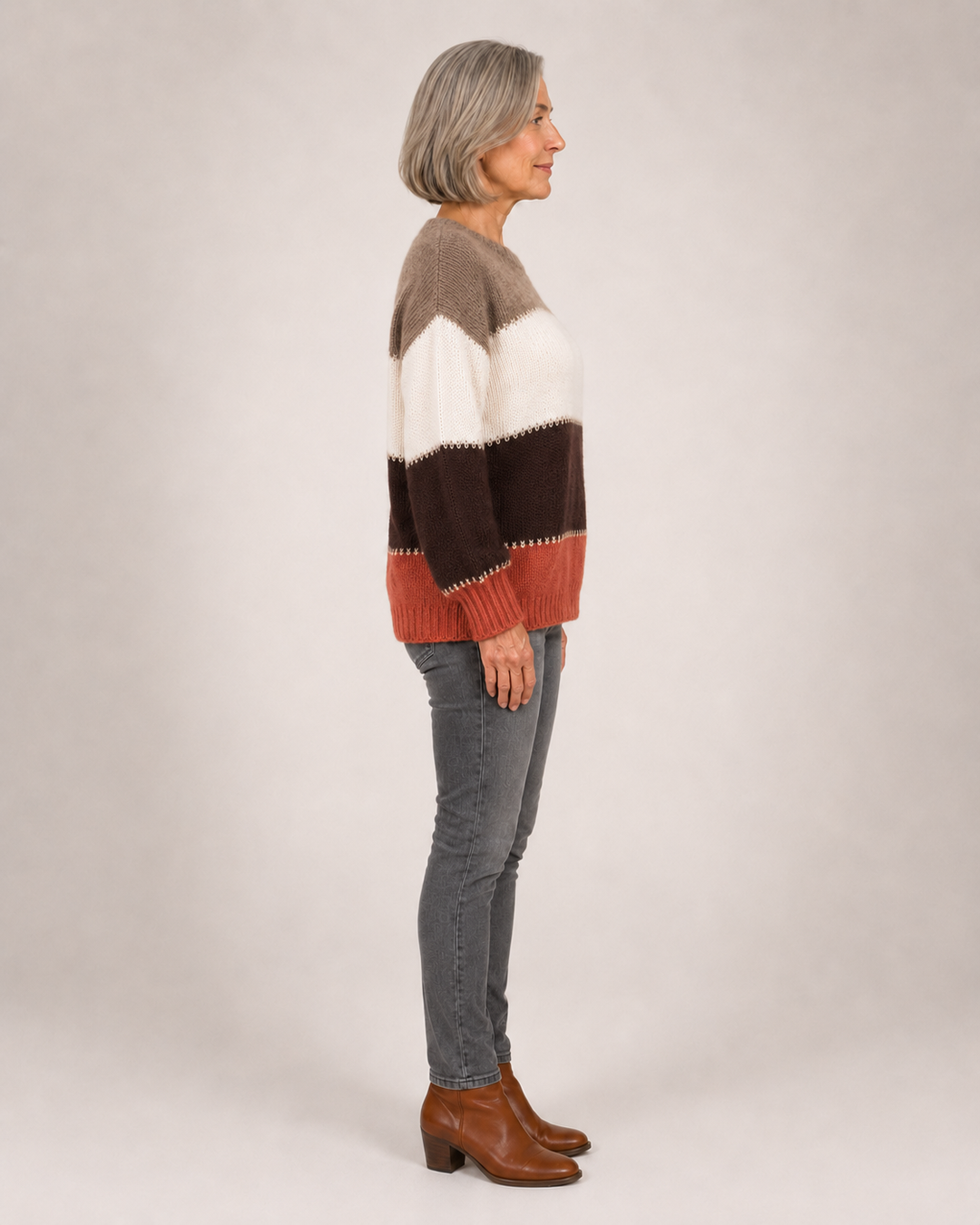 Harper | Pull moderne à blocs de couleur