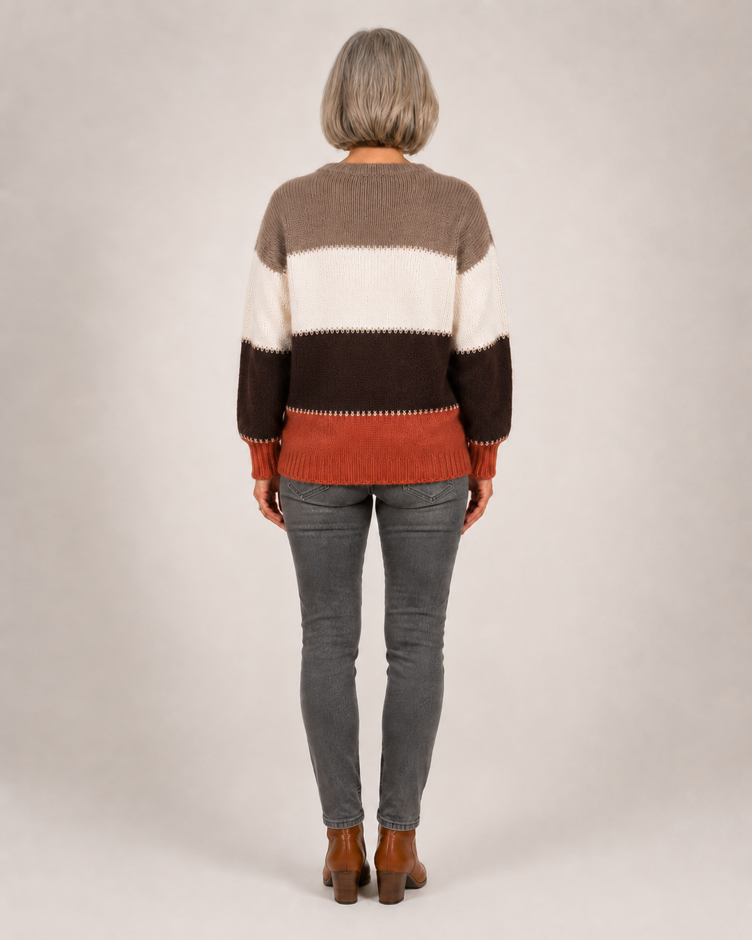 Harper | Pull moderne à blocs de couleur