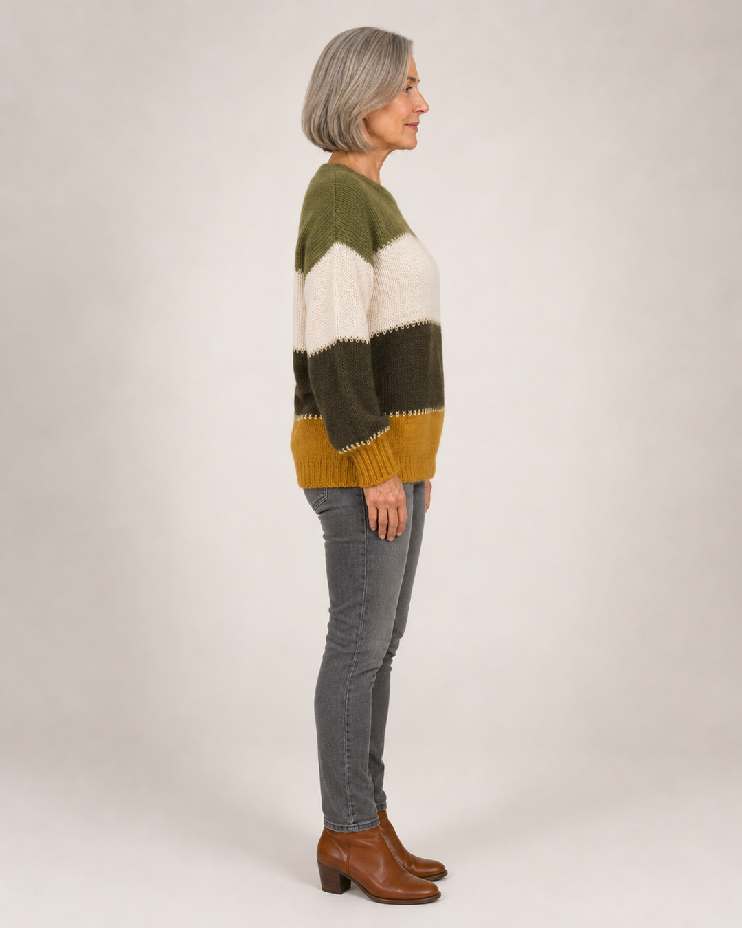 Harper | Pull moderne à blocs de couleur