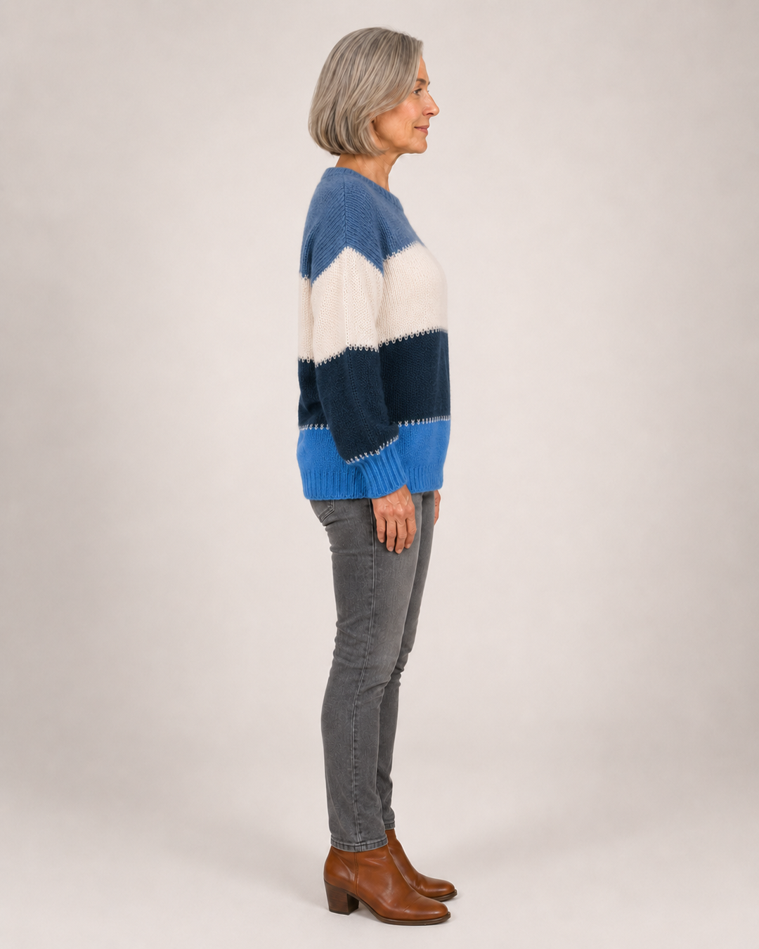 Harper | Pull moderne à blocs de couleur