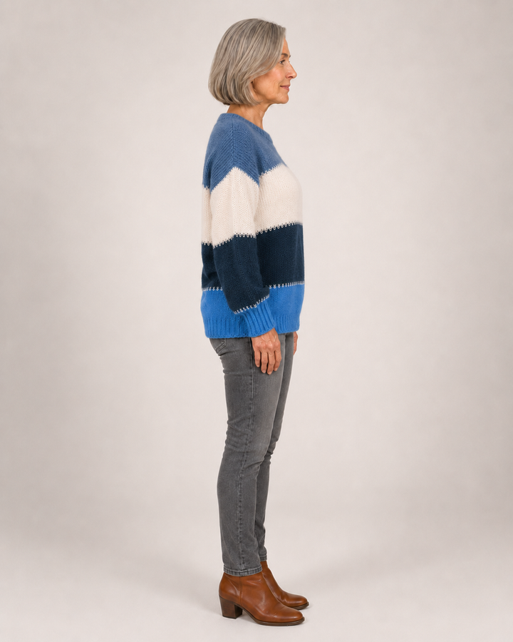 Harper | Pull moderne à blocs de couleur