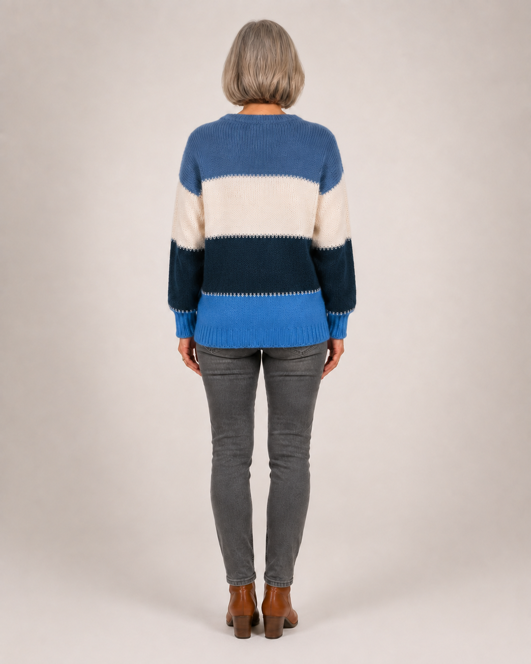 Harper | Pull moderne à blocs de couleur