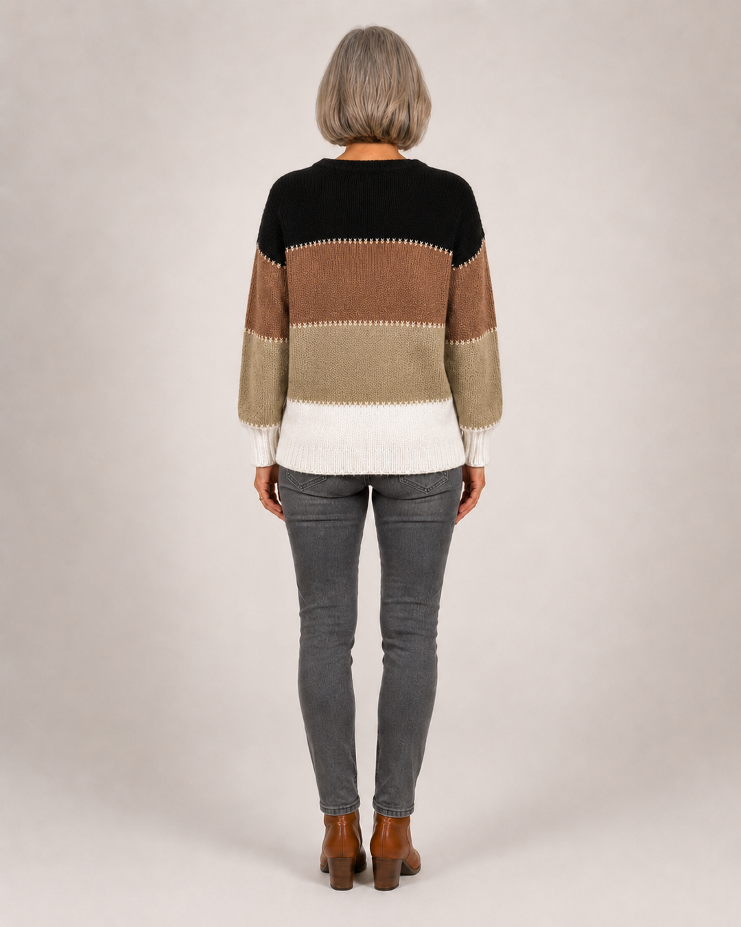 Harper | Pull moderne à blocs de couleur