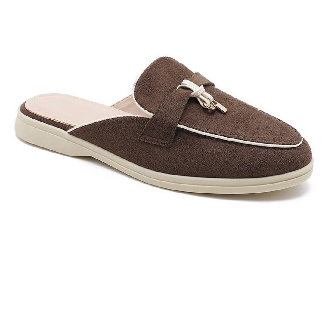 Karine | Mules mocassins marron