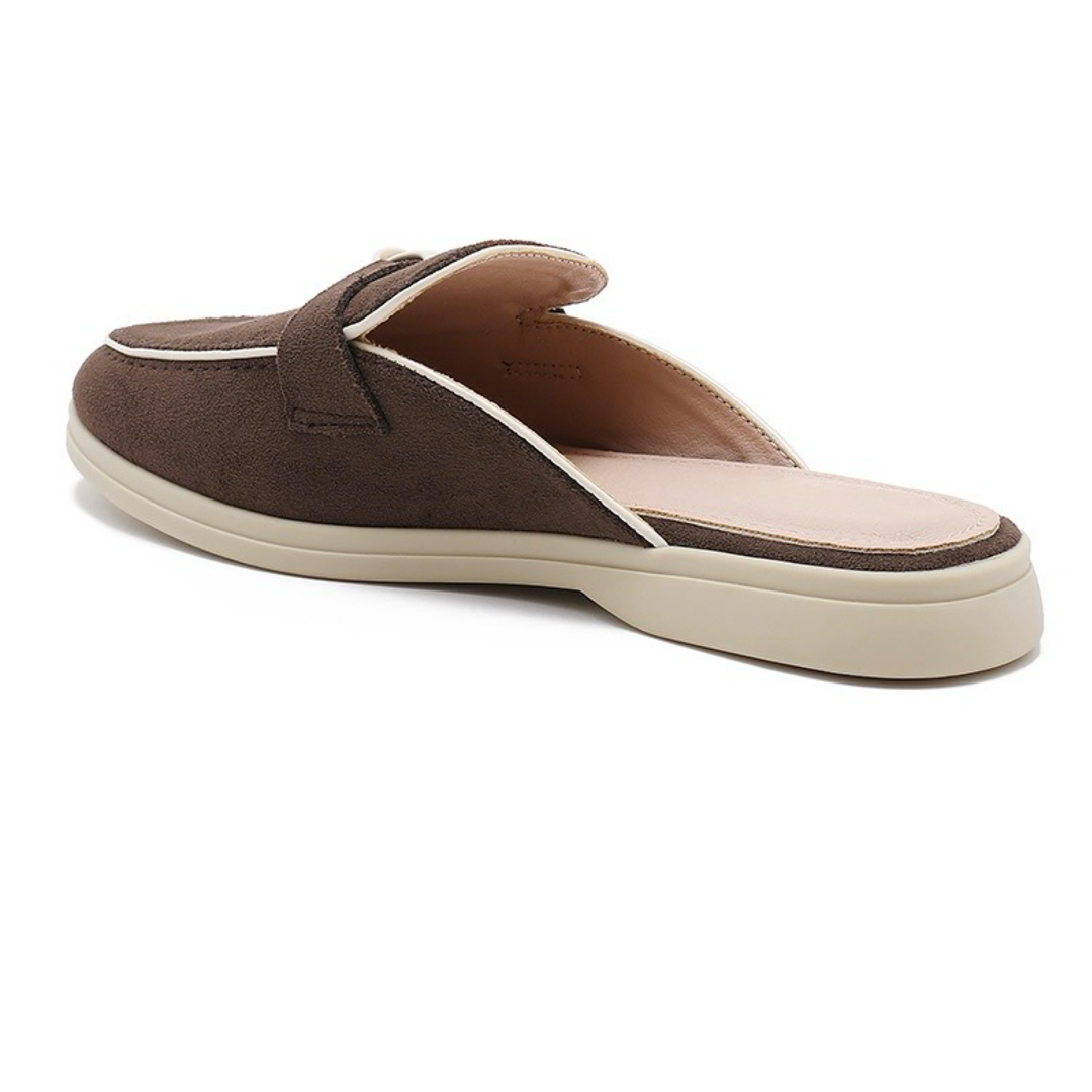 Karine | Mules mocassins marron