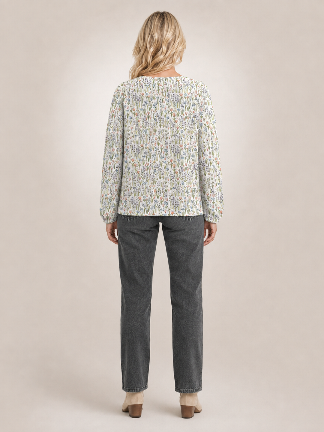 Ivadelle | Cardigan fleuri vintage en maille